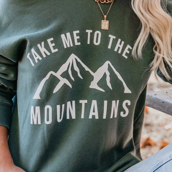 Take Me to the Mountains Graphic Sweatshirt - Picture 4 of 6